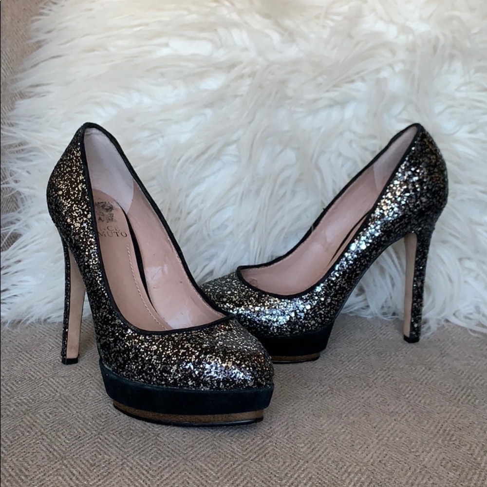 Vince Camuto “Dacoma” Glitter Heels